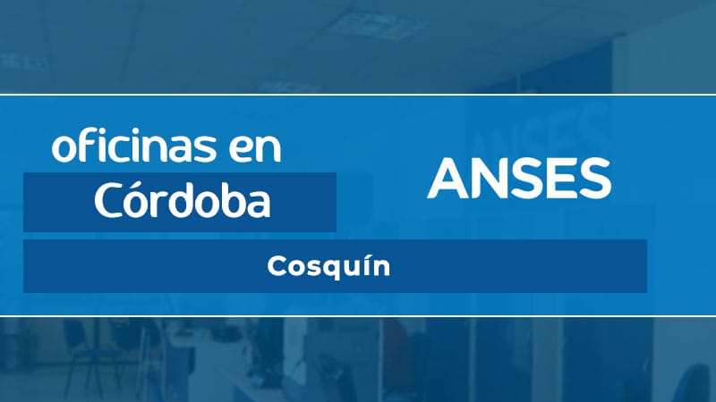 Oficina ANSES - Cosquín